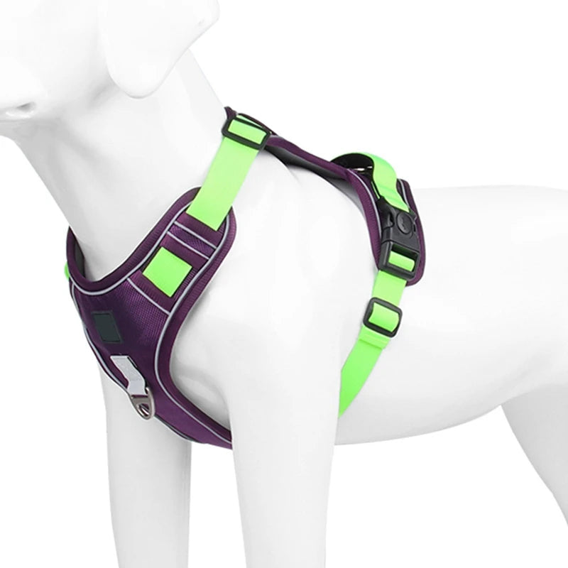 Dog Harness Reflective Medium Large Dogs Tactical Vest Waterproof Oxford Cloth Pet Accessories