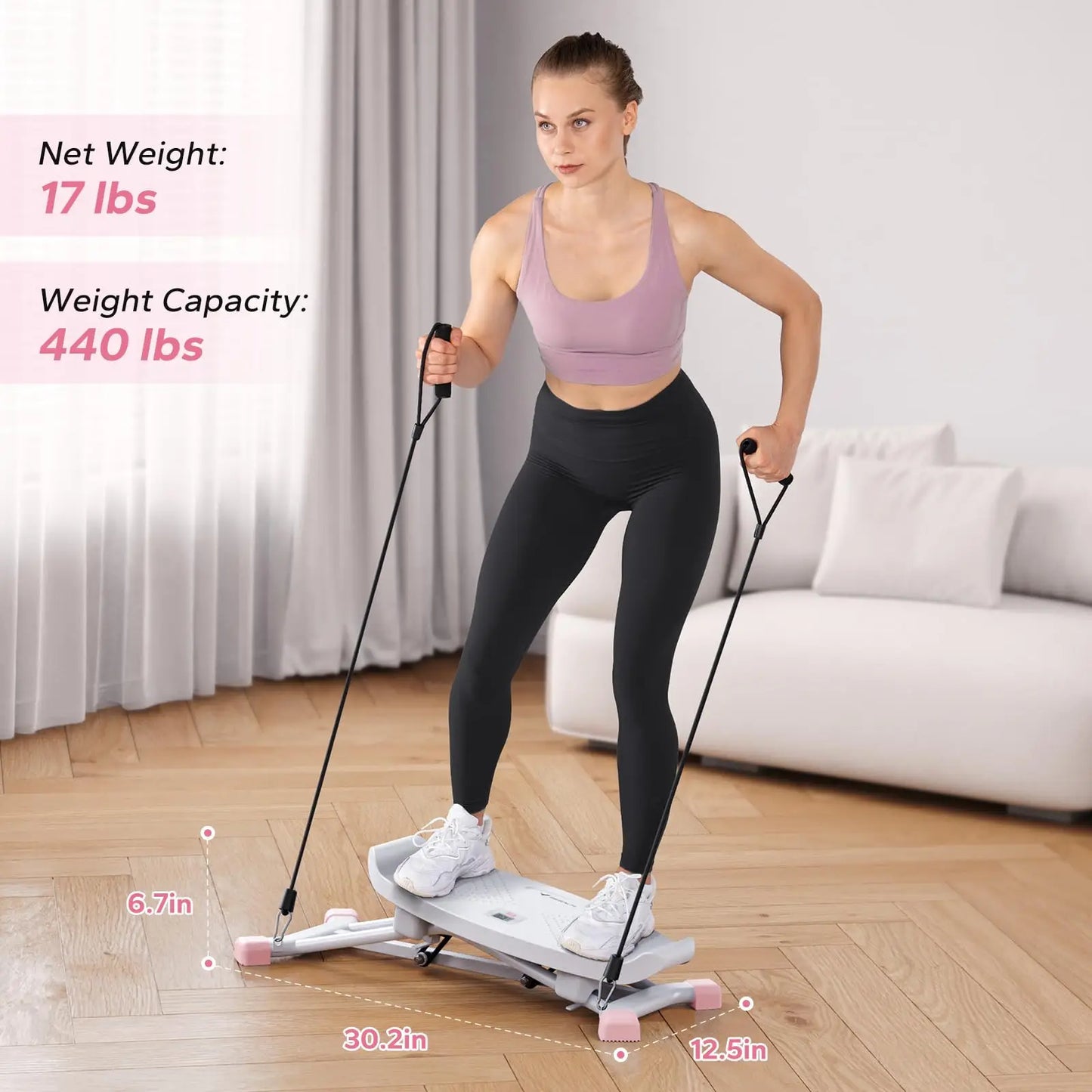 Merach Ski Machine Simulated Ski Training Machine Leg Exercise Fun Cardio Fitness Equipment Full Body Aerobic Trainer