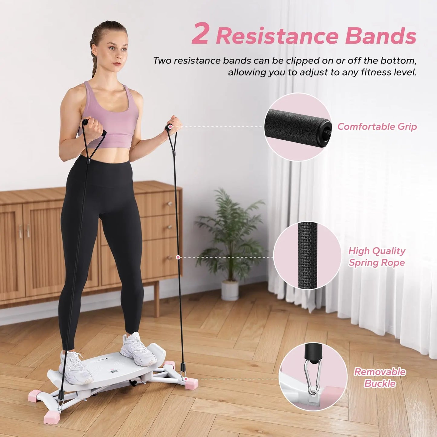 Merach Ski Machine Simulated Ski Training Machine Leg Exercise Fun Cardio Fitness Equipment Full Body Aerobic Trainer