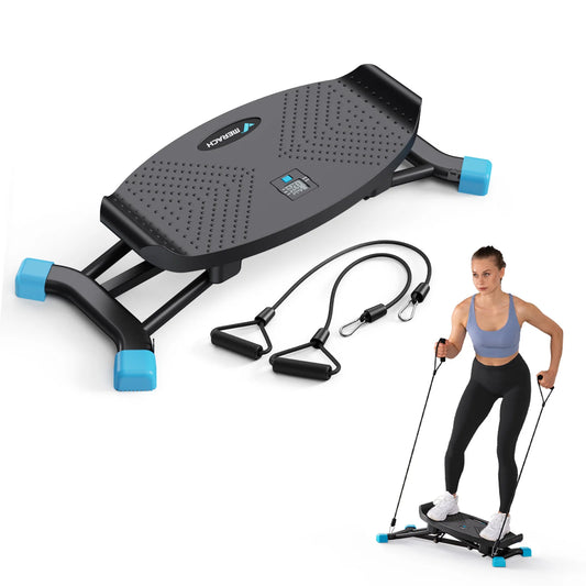 Merach Ski Machine Simulated Ski Training Machine Leg Exercise Fun Cardio Fitness Equipment Full Body Aerobic Trainer