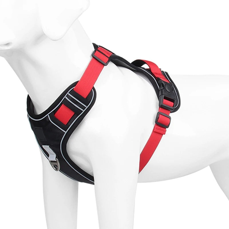 Dog Harness Reflective Medium Large Dogs Tactical Vest Waterproof Oxford Cloth Pet Accessories