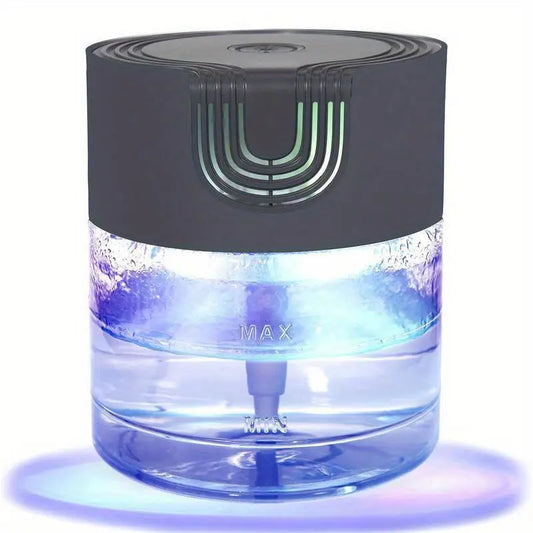 3 In 1 Air Purifier Aromatherapy Diffuser Humidifier Portable Desk Device With LED Light