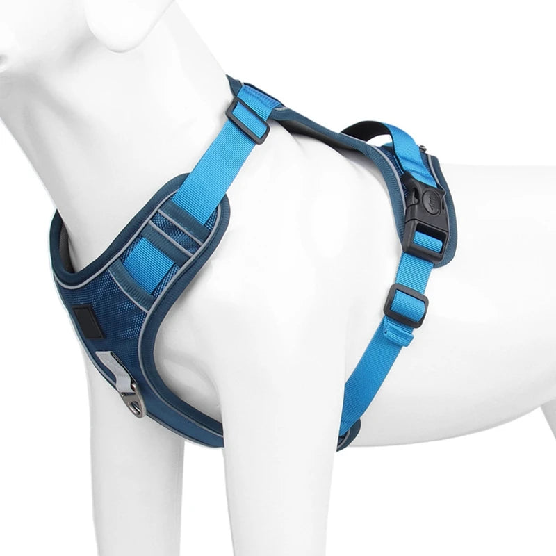Dog Harness Reflective Medium Large Dogs Tactical Vest Waterproof Oxford Cloth Pet Accessories