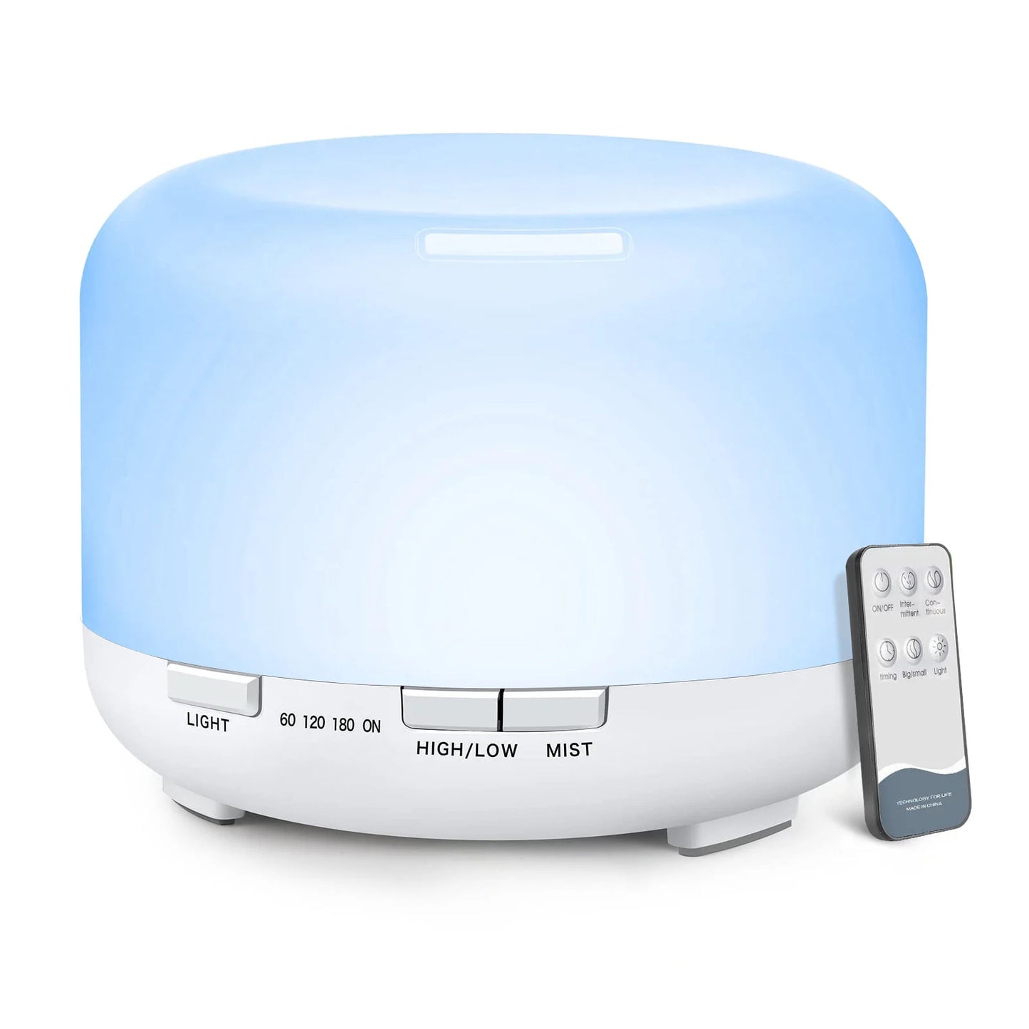 500ML Aromatherapy Oil Diffuser Auto Shut Off Essential Oil Aroma Diffuser Humidifier for Home Office