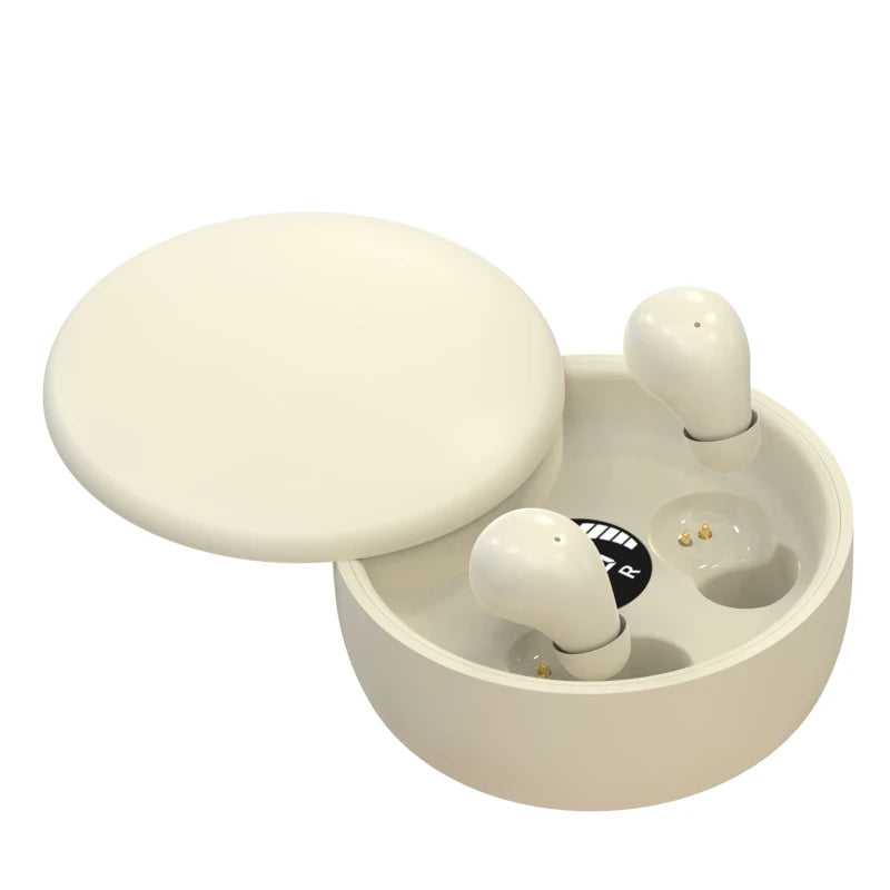 Invisible Earbuds Small Mini Wireless Bluetooth Earpiece Discreet Earphone Sleep Earplugs HD Call Headsets for Music and Work