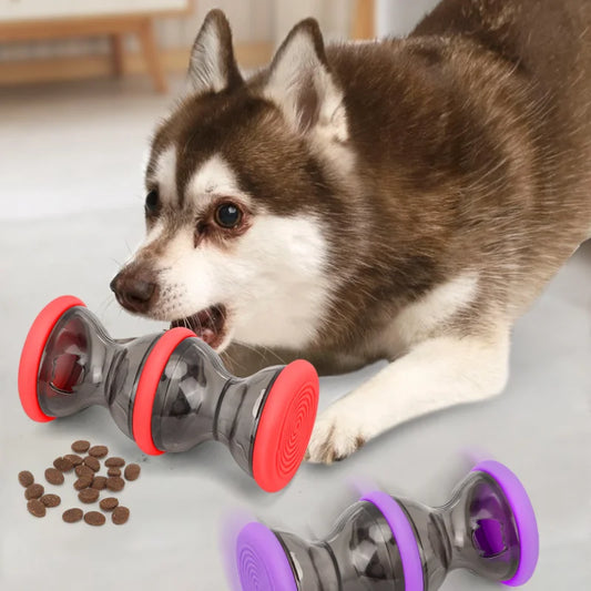 Pet Leaky Food Toy for Dogs Rolling Puzzle Training Toy Durable Bite Resistant Plastic
