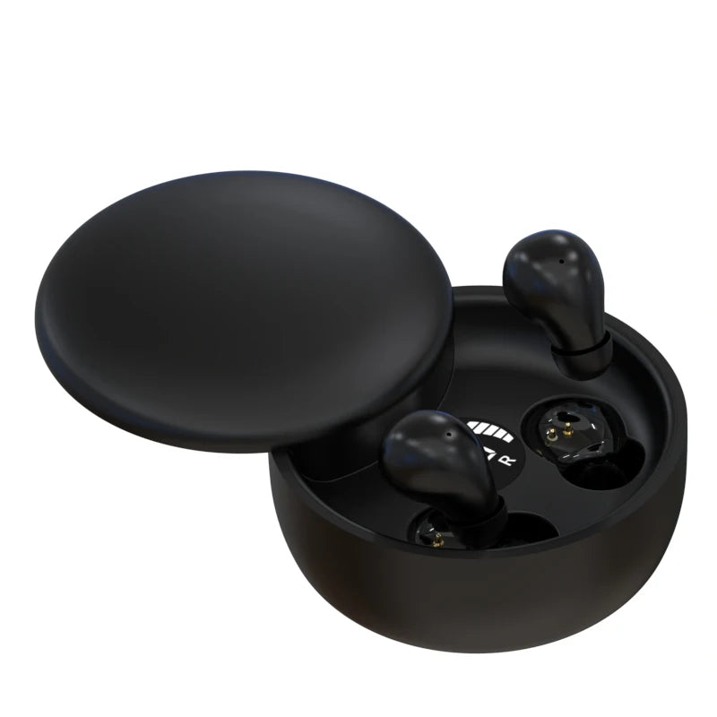 Invisible Earbuds Small Mini Wireless Bluetooth Earpiece Discreet Earphone Sleep Earplugs HD Call Headsets for Music and Work