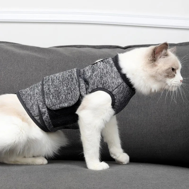 Pet Cat Vest Clothes Dog Puppy Post Operative Rehabilitation Clothing Pet Recovery Suit Stress Relief Coat