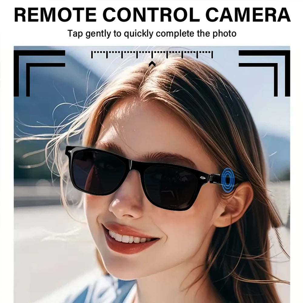Senbono New Smart Wireless Bluetooth Glasses Music Listening Phone Answering Fashion Anti Blue Light Glasses