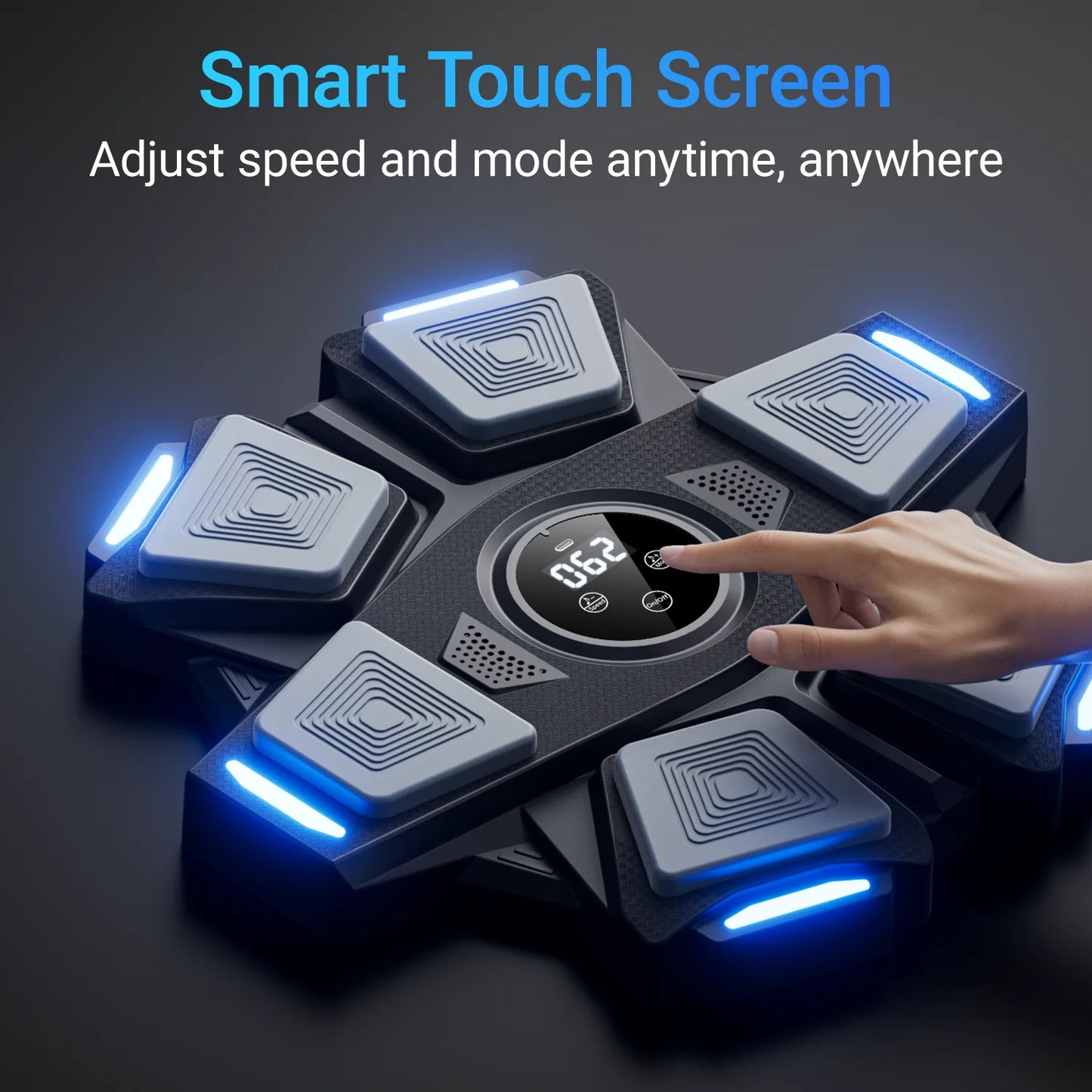 Musical Boxing Machine for Adults and Children with Smart Touch Screen Speed and Mode Adjustment