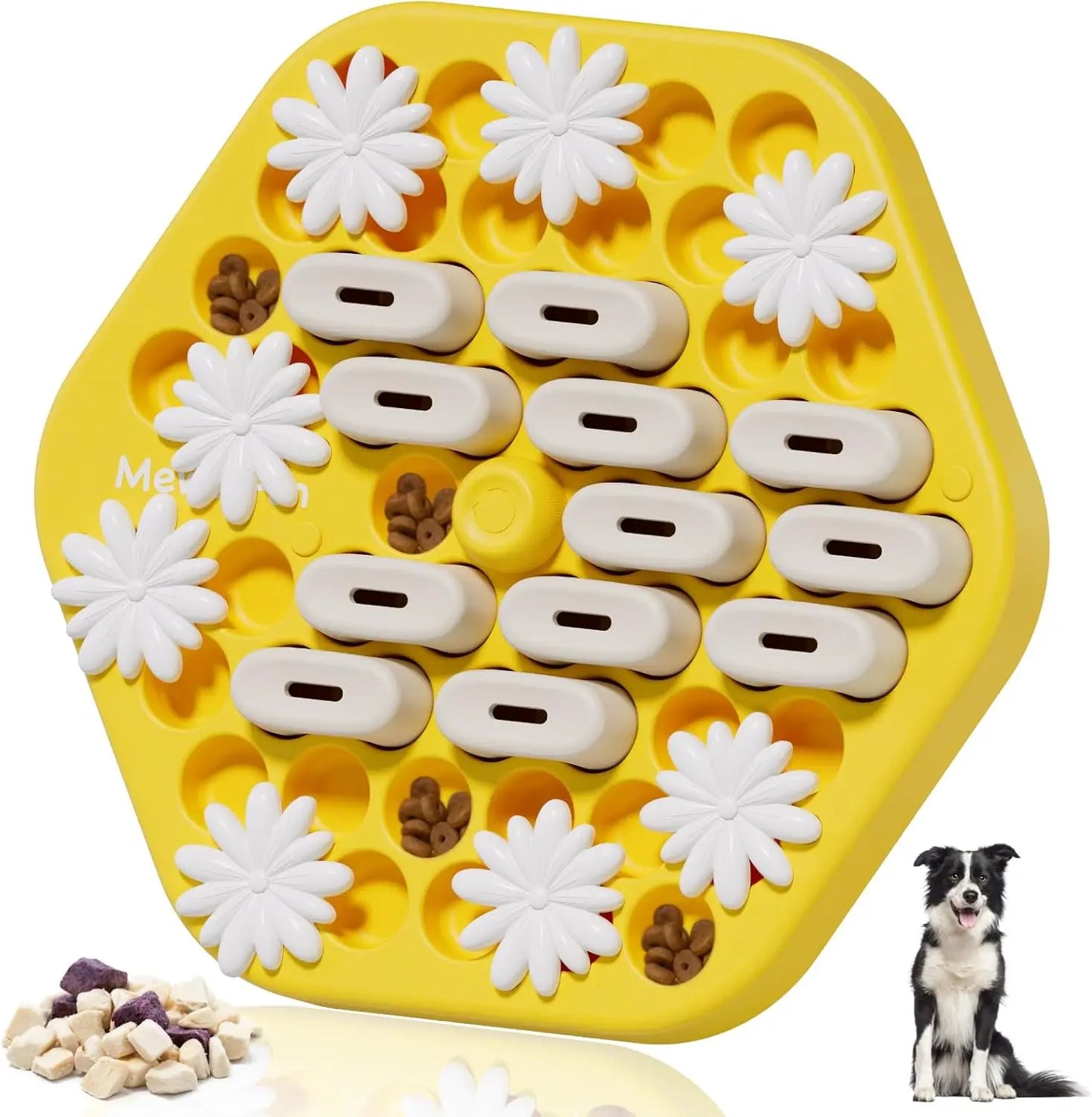 MewooFun Dog Puzzle Toys Slow Feeder Interactive Game Level 3 Chew Toys for Dogs and Cats