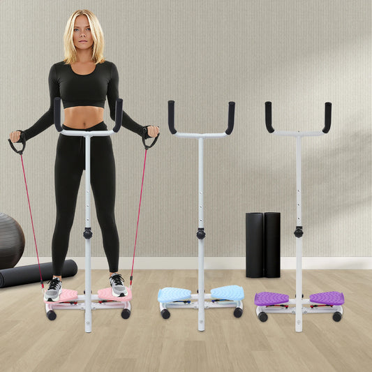 Waist Twisting Fitness Tool Waist Twister Board Ab Twist Board Home Gym Exercise Twist Board with Handrail