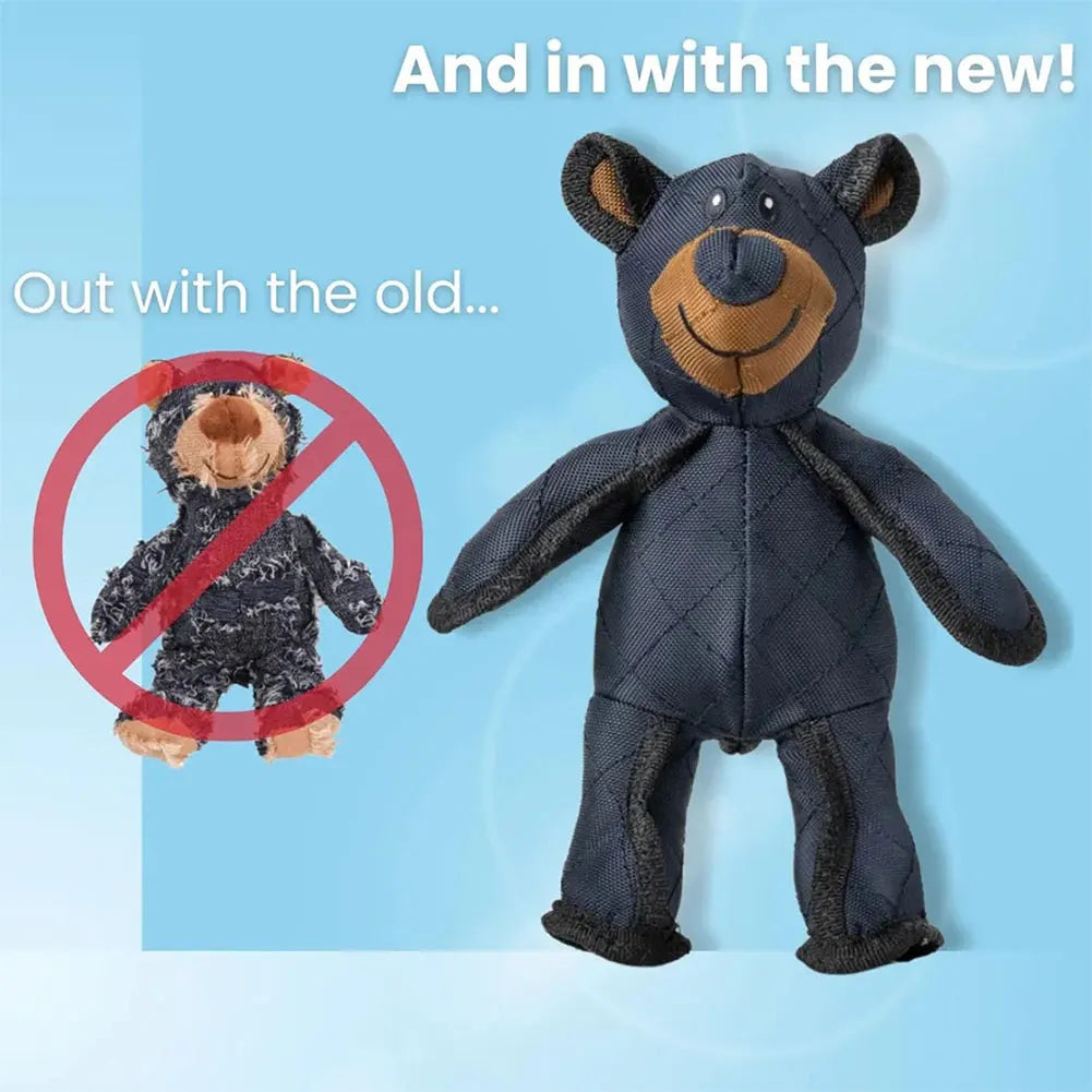 Mighty Bear Robust Bear Pet Soundmaking Toy Plush Interactive Dog Toy Grinding Cleaning Teeth Anti Bite Abreact Plaything Bear