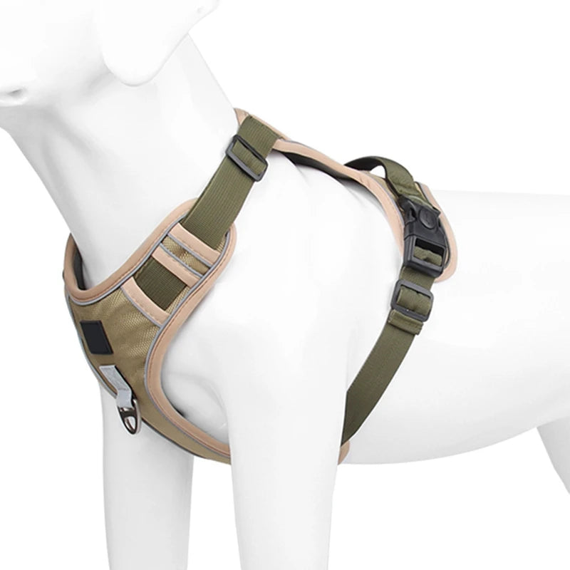 Dog Harness Reflective Medium Large Dogs Tactical Vest Waterproof Oxford Cloth Pet Accessories
