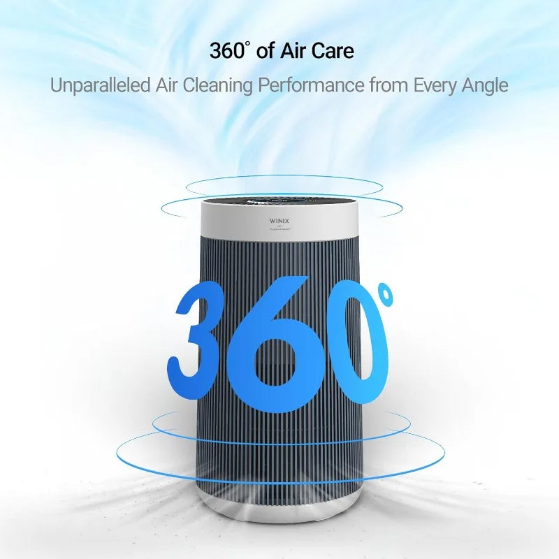 WINIX T830 Air Purifier for Extra Large Room Up to 1968 Ft² in 1 Hr With Smart Wi-Fi, Air Quality Monitor, True HEPA, Auto Mode