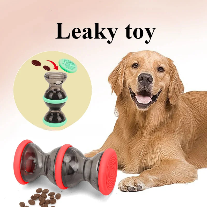 Pet Leaky Food Toy for Dogs Rolling Puzzle Training Toy Durable Bite Resistant Plastic