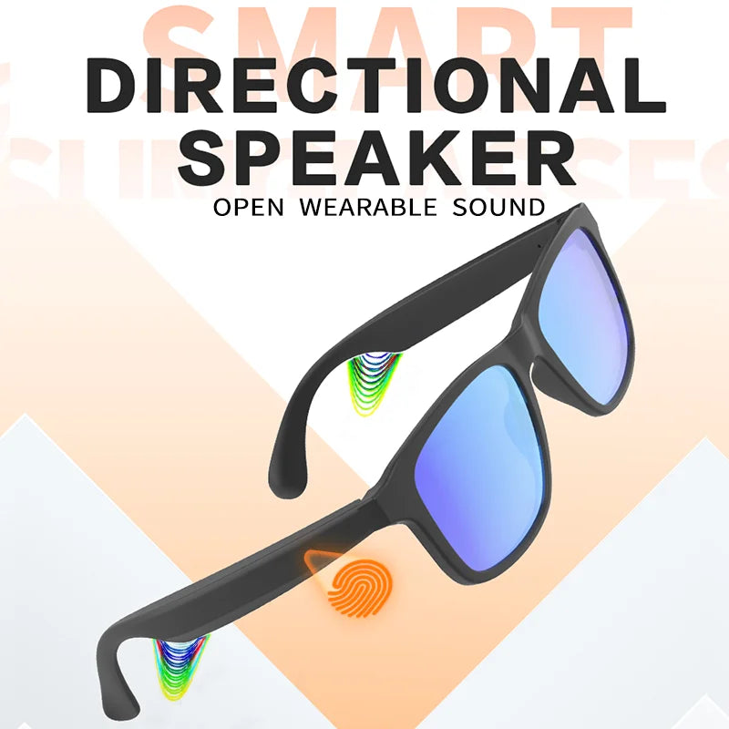 New Smart Glasses Wireless Bluetooth Hands Free Talking Music Headset Fashion Sunglasses Eyeglasses