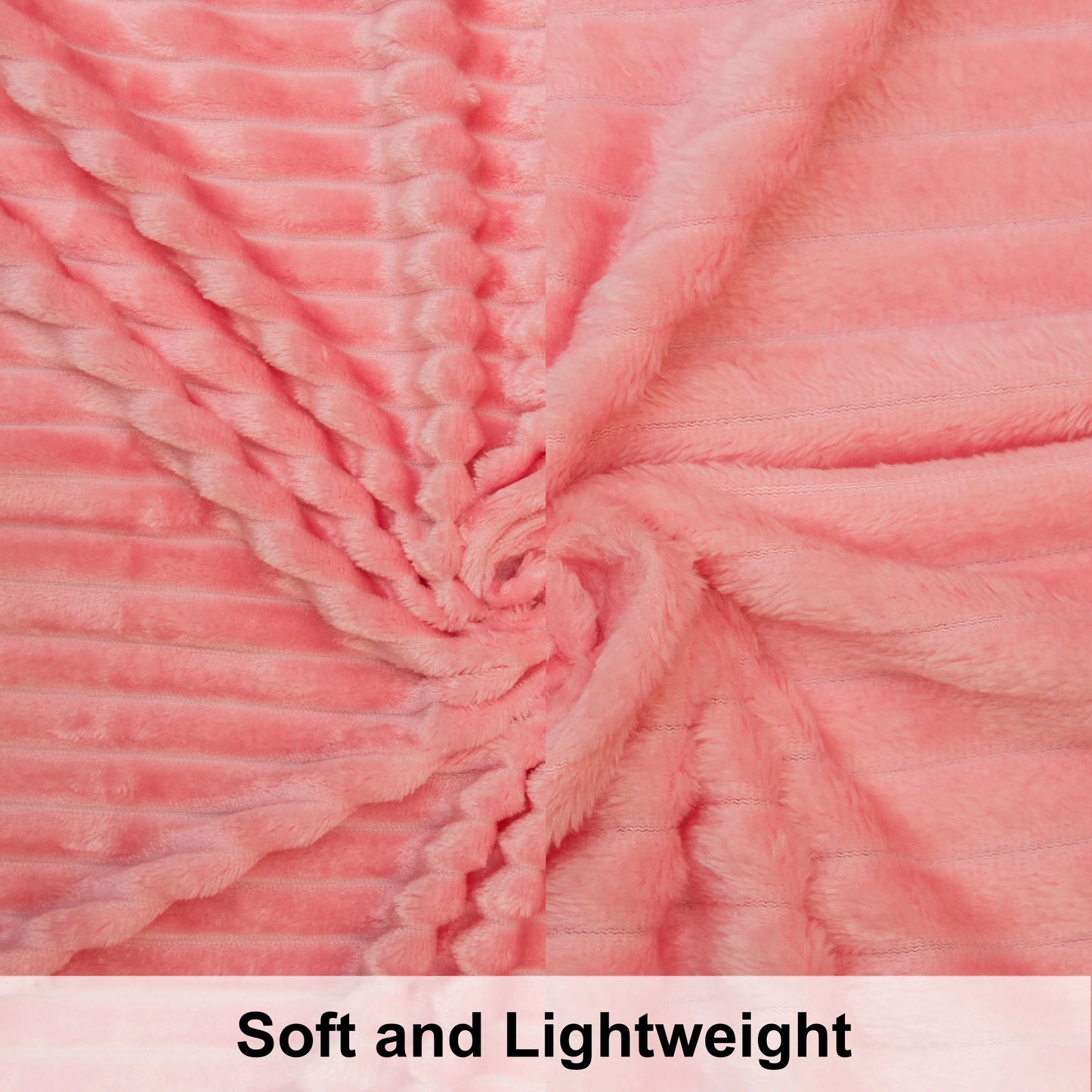 Ntbay Plush Flannel Fleece Blanket Soft Lightweight Fuzzy Luxury Bed Blanket for Couch Sofa Bed