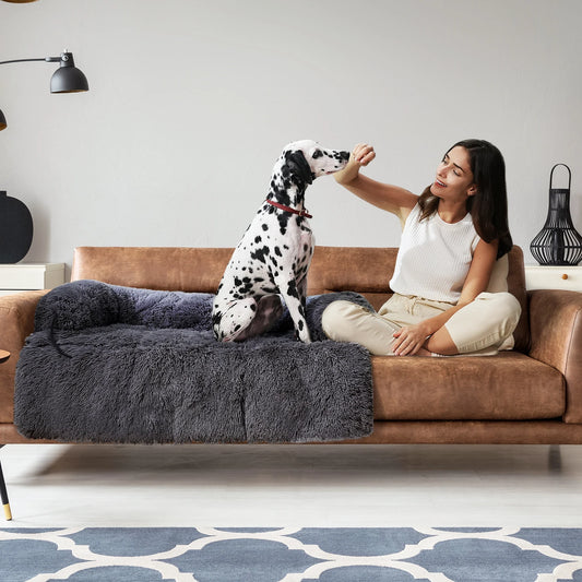 Pet Dog Bed Couch Sofa for Large Dogs Washable Cushion Blanket in Three Colors