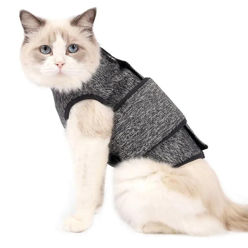 Pet Cat Vest Clothes Dog Puppy Post Operative Rehabilitation Clothing Pet Recovery Suit Stress Relief Coat
