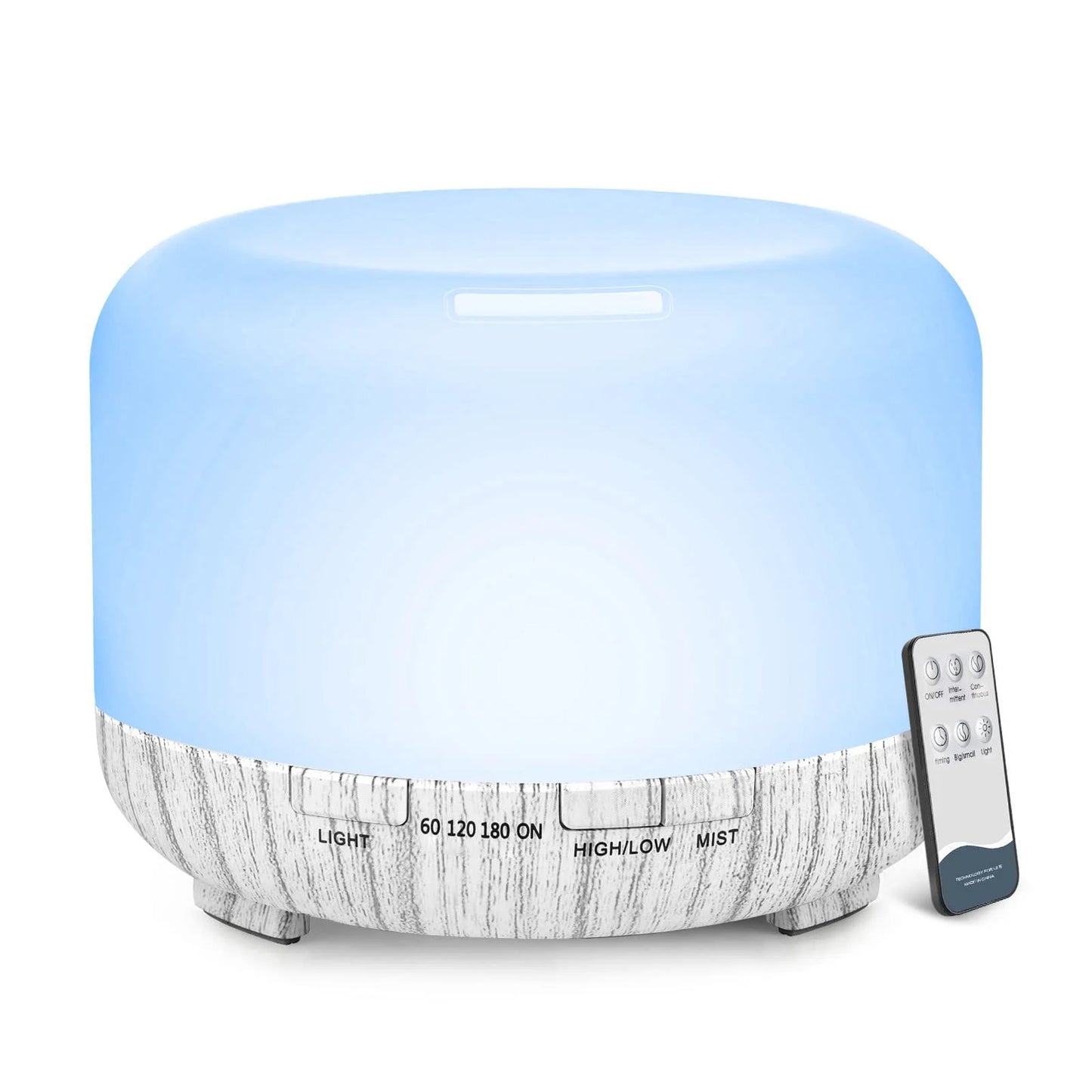 500ML Aromatherapy Oil Diffuser Auto Shut Off Essential Oil Aroma Diffuser Humidifier for Home Office